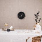 Wandklok – Metaal/Glas