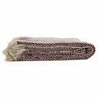 Plaid Set van 2 – Katoen met Franjes