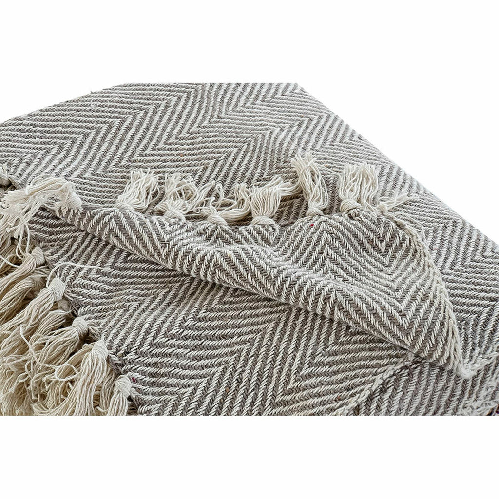 Plaid Set van 2 – Katoen met Franjes