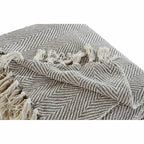 Plaid Set van 2 – Katoen met Franjes