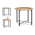 Bijzettafel – Metaal – Zwart/Goud