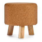 Poef Bruin Kurk MDF
