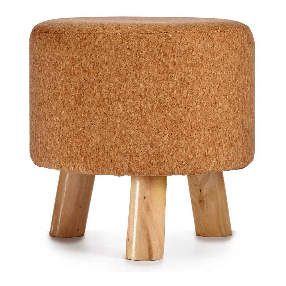Poef Bruin Kurk MDF