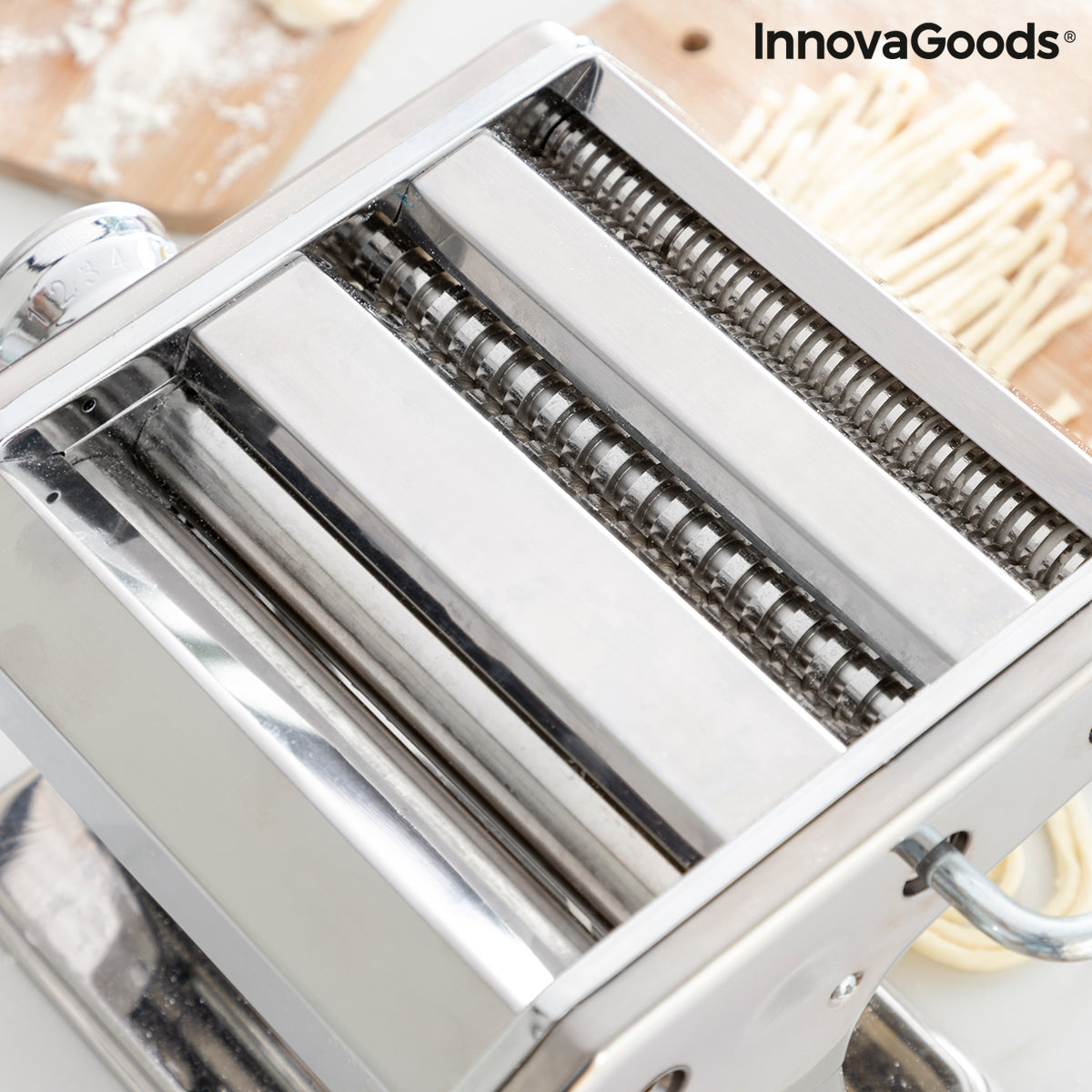 Pasta Machine met Recepten – RVS – Handmatig