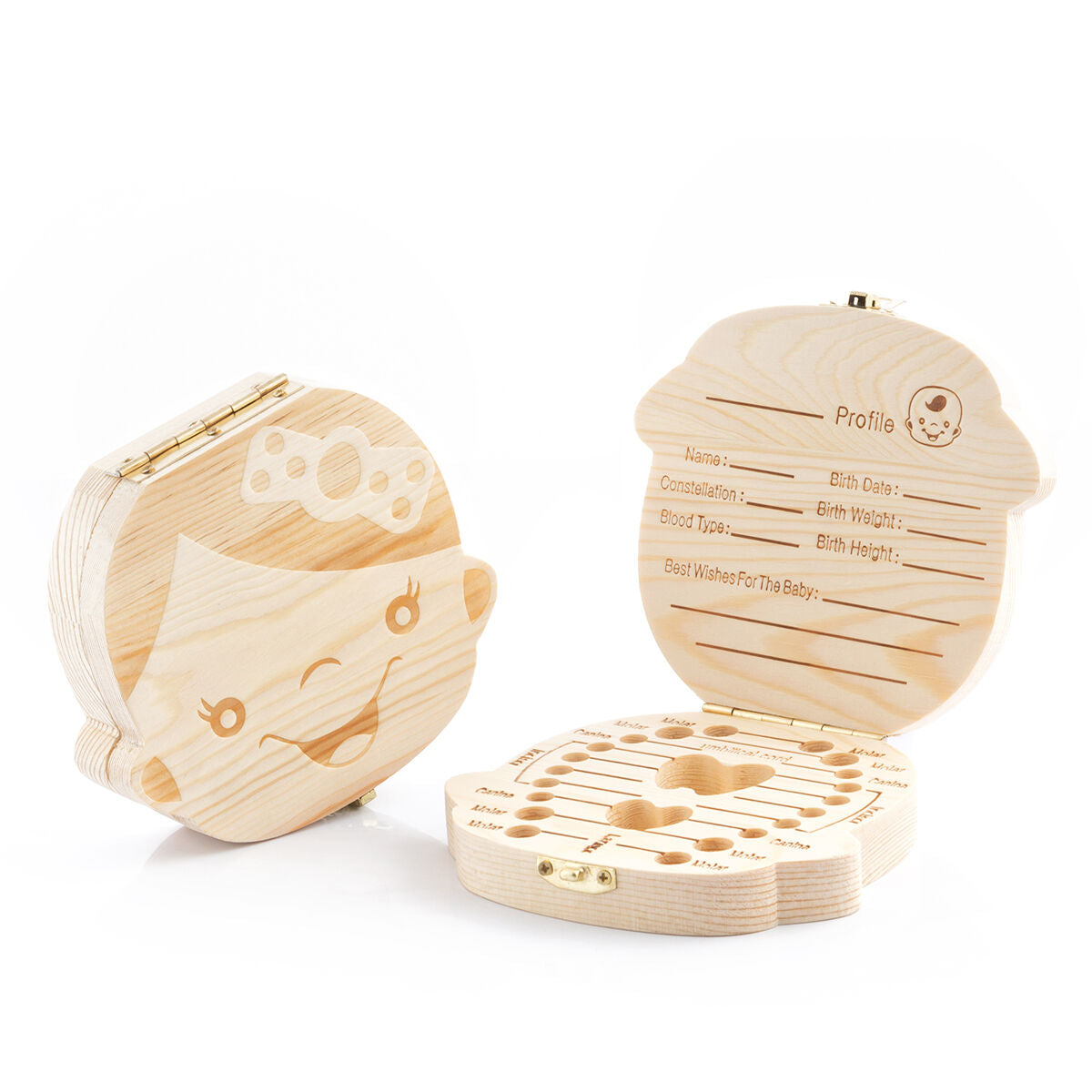 Tandenbewaardoos – Hout