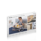 Opklapbare Multifunctionele Bijzettafel – Hout & Metaal