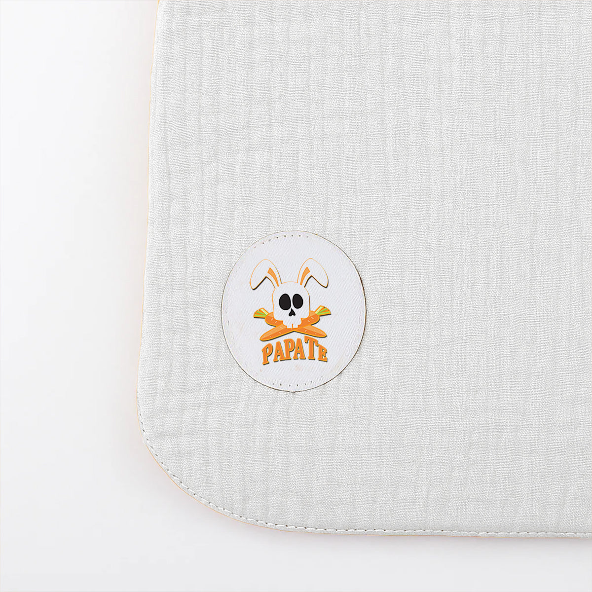 Slabbetje van Biologisch Katoen – Wit