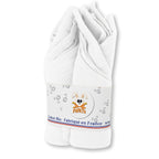 Organisch Katoenen Slabbertjes – Wit (2 stuks)