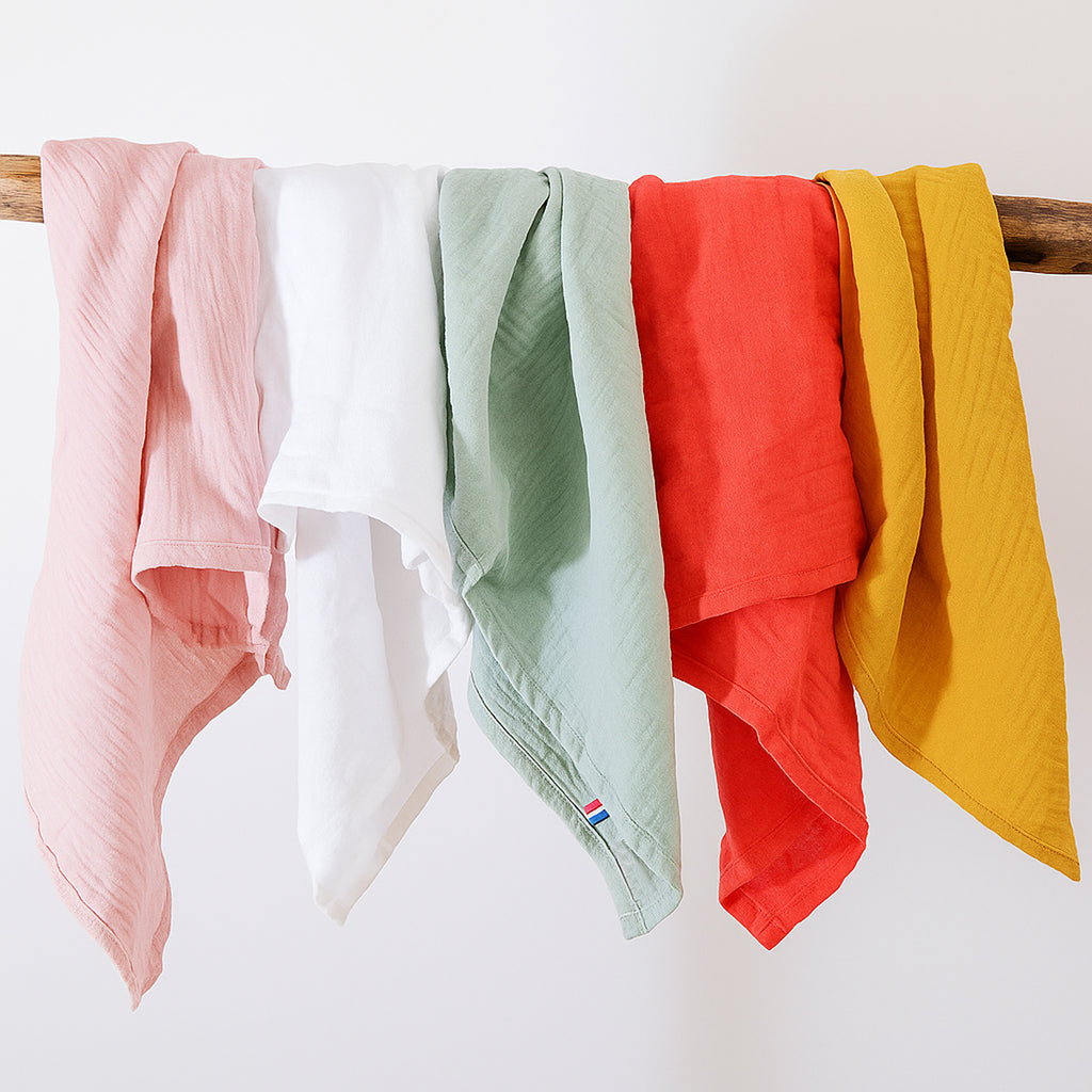 Organisch Katoenen Slabbetjes – Set van 2 | Roze