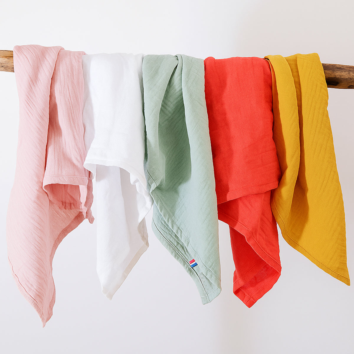 Organisch Katoenen Slabbetjes – Set van 2 | Roze